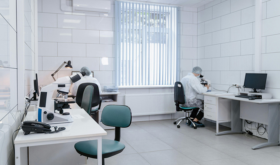 Científicos realizan una investigación en su laboratorio.