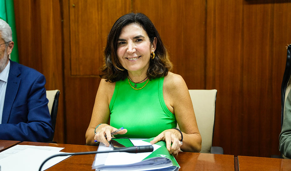 
			      La consejera de Empleo, Empresa y Trabajo Autónomo, Rocío Blanco.			    
			  