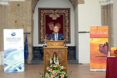 Antonio Gala durante su intervención.