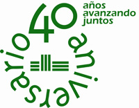 Logo 40 aniversario con lema