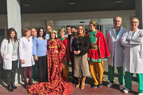 La Cartera Real visita a los niños del Hospital Reina Sofía