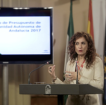 María Jesús Montero, consejera de Hacienda y Administración Pública.
