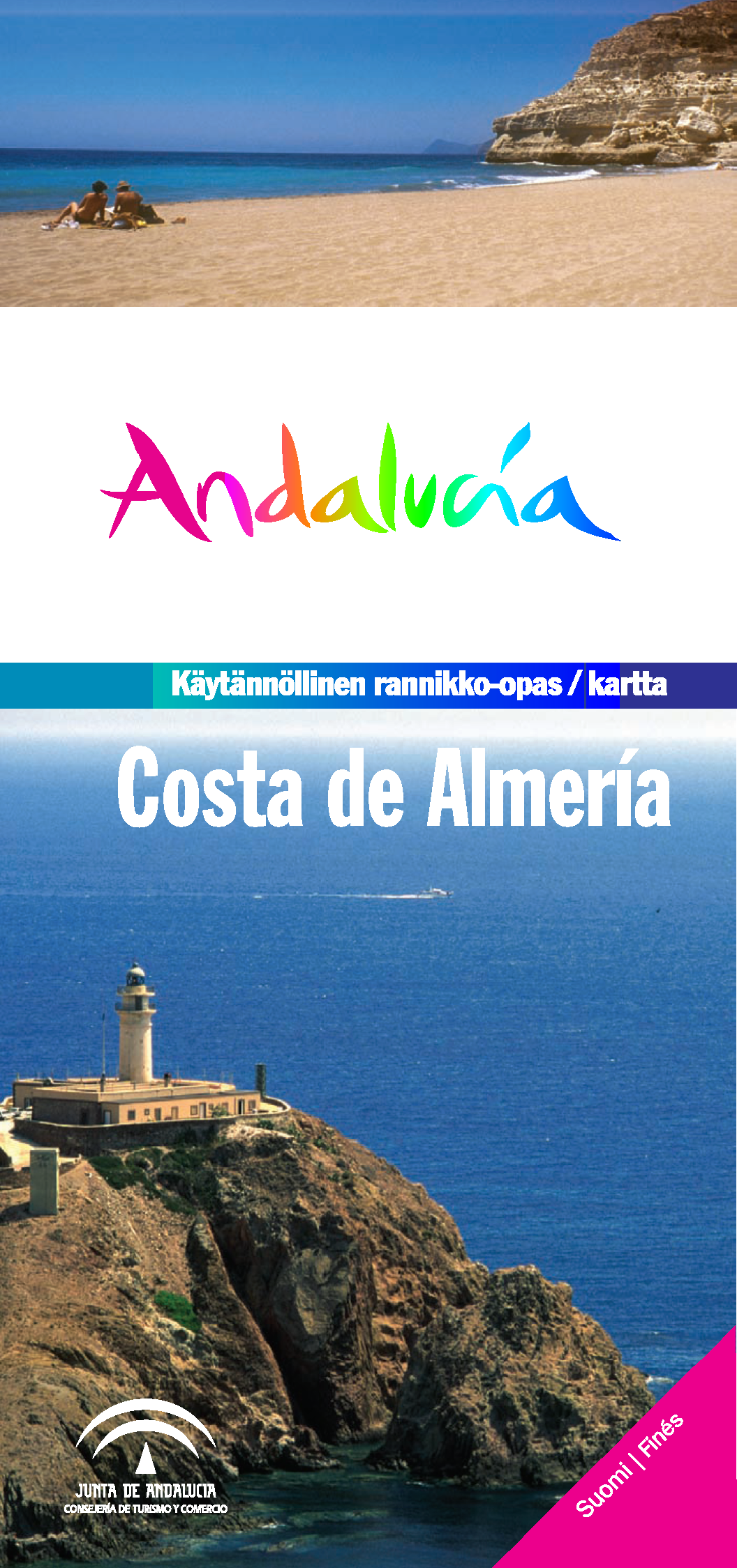 Costa de Almería: kartta [finés] - Publicaciones - Junta de Andalucía