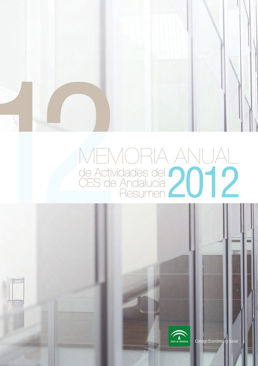 Memoria Anual de Actividades 2012 del Consejo Económico y Social de Andalucía