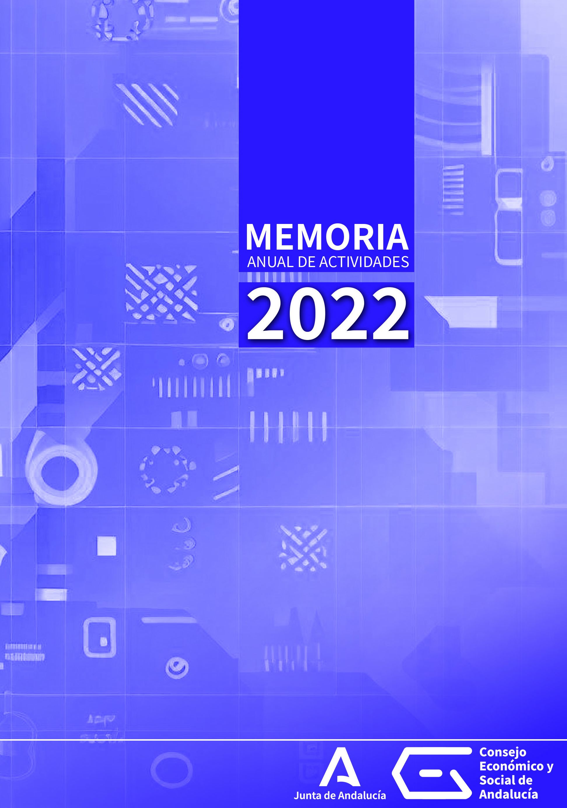 Portada de la Memoria anual de actividades 2022