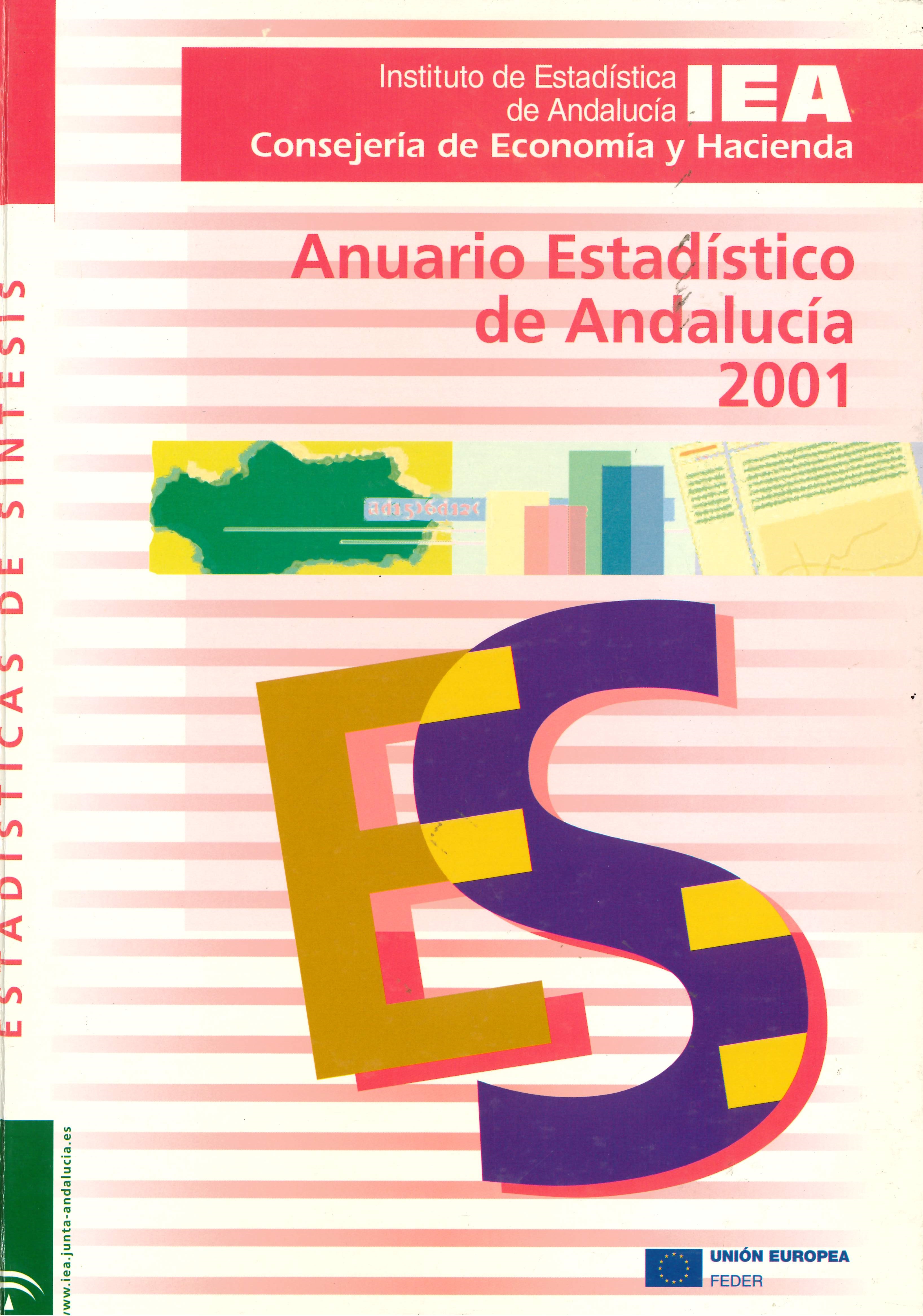 Imagen representativa de la publicación Anuario estadístico de Andalucía 2001