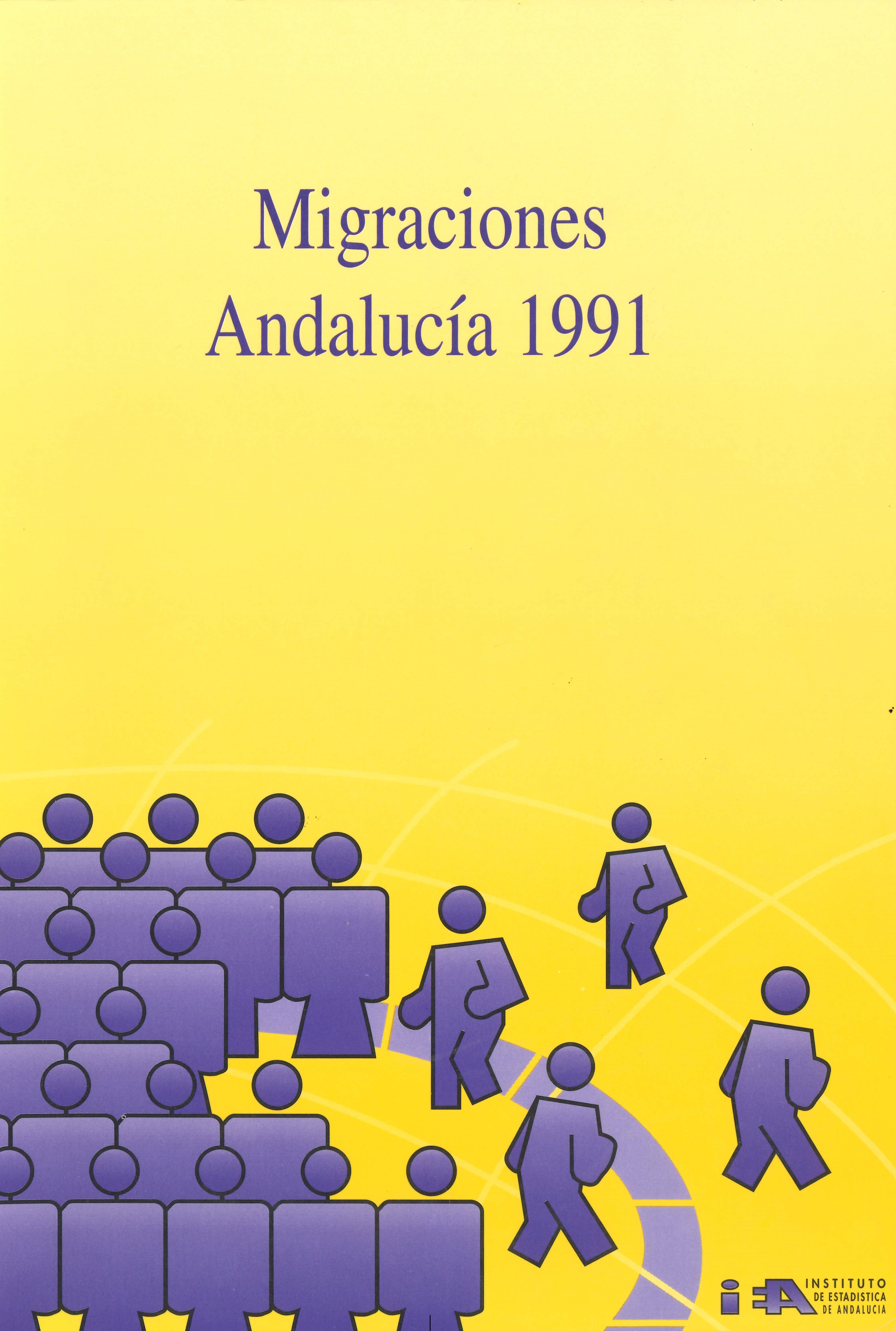 Imagen representativa de la publicación Migraciones: Andalucía 1991