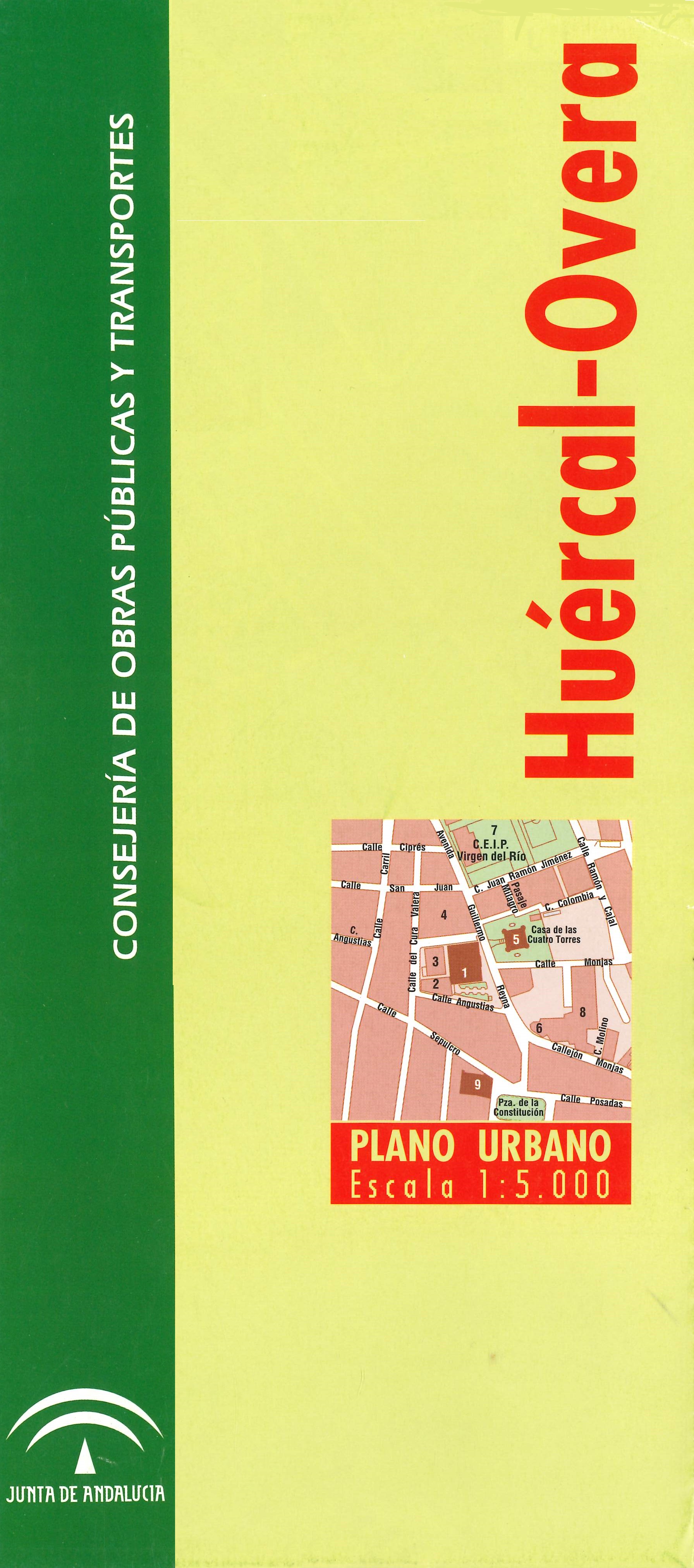 Imagen representativa del mapa Huércal-Overa: plano urbano, escala 1:5.000_2005