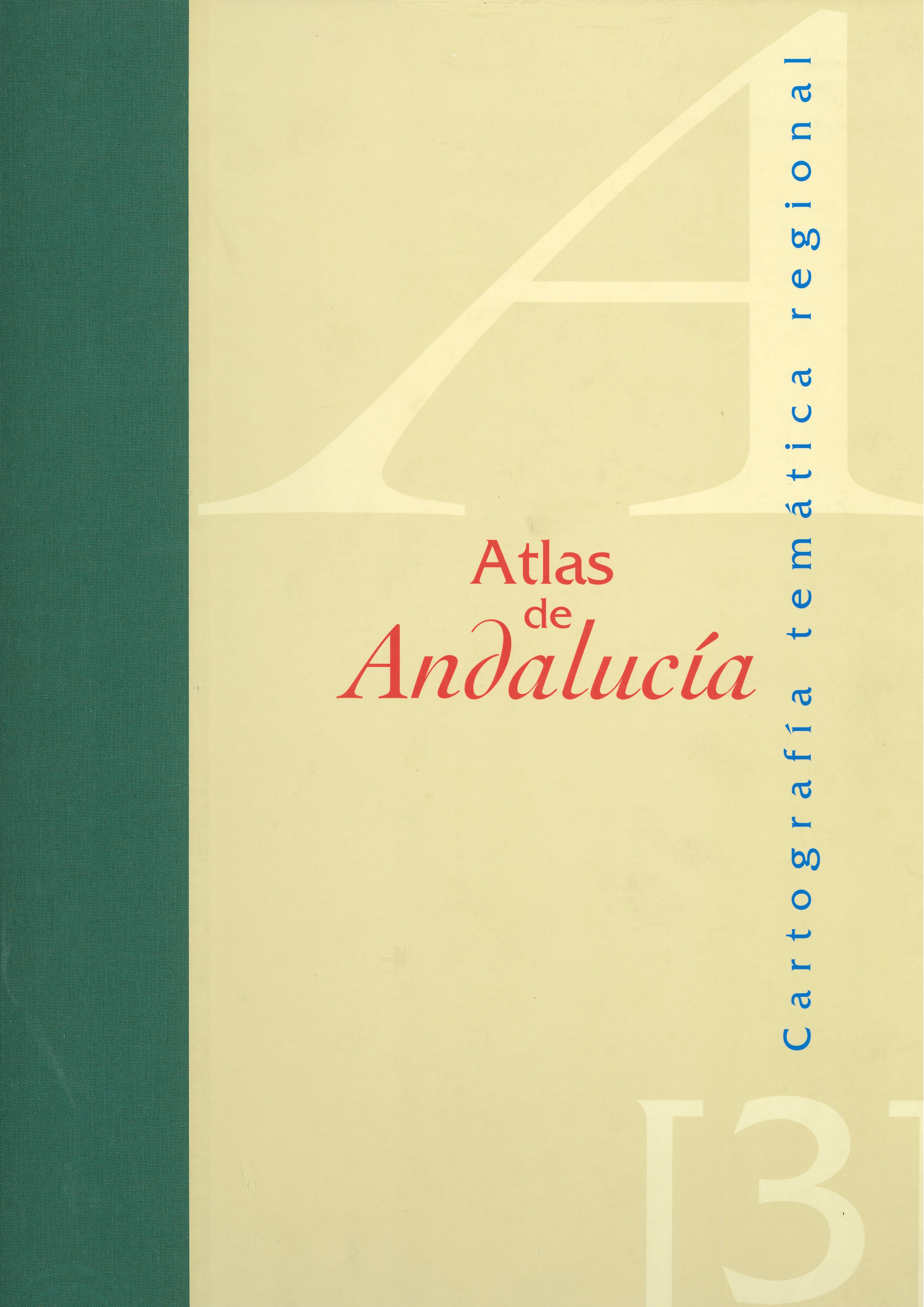 Imagen representativa de la publicación Atlas de Andalucía. Tomo 3: cartografía temática regional