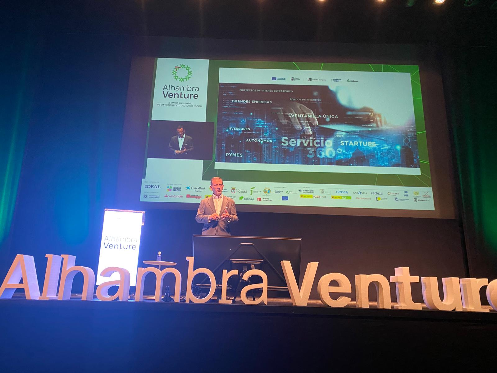 El DG presenta Andalucía TRADE en Alhambra Venture