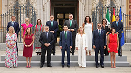 Foto de familia del gobierno andaluz