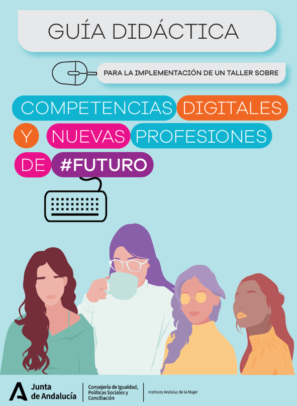 Portada de la publicación Guía didáctica competencias digitales y nuevas profesiones del futuro