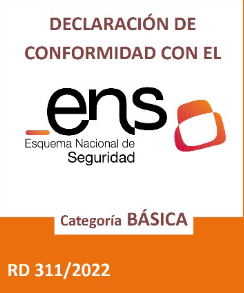 Declaración de conformidad ENS IECA