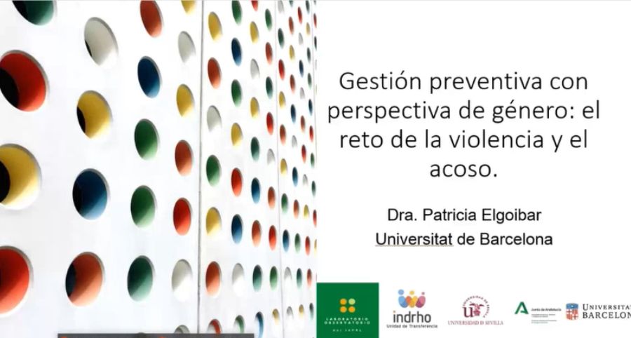 Webinar LAOGEN. Gestión preventiva con perspectiva de género...