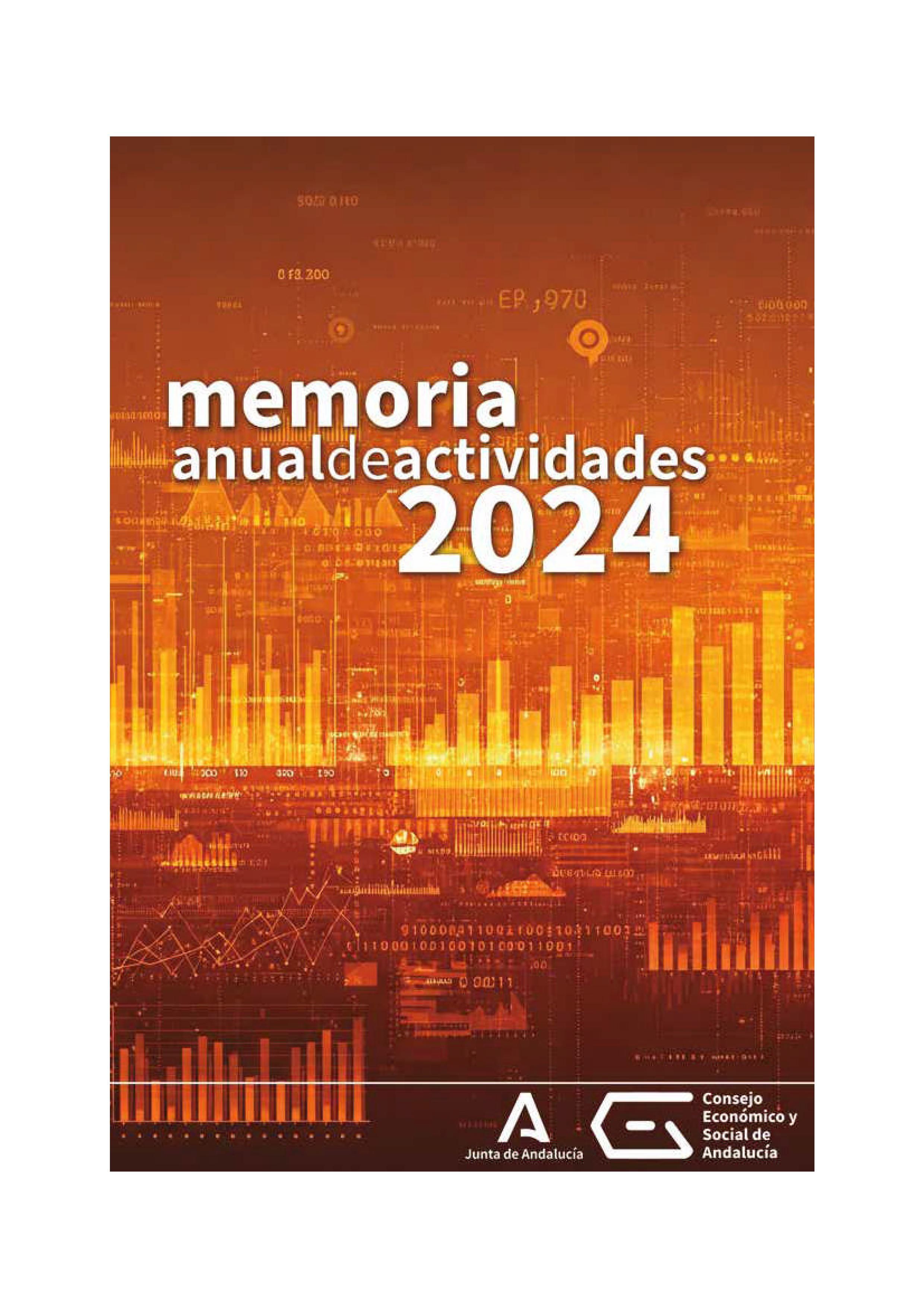 Memoria anual de actividades 2024. CES de Andalucía