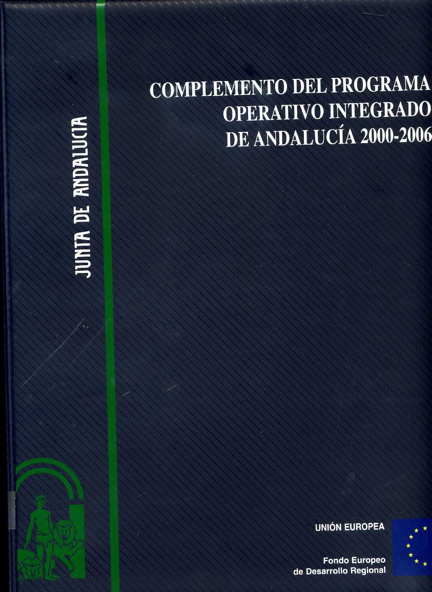 Complemento del programa operativo integrado de Andalucía: 2000-2006 (Actualización 2005)