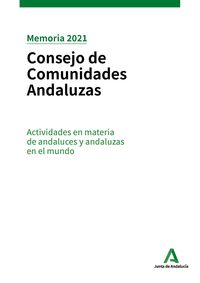 Consejo de Comunidades Andaluzas. Memoria 2021