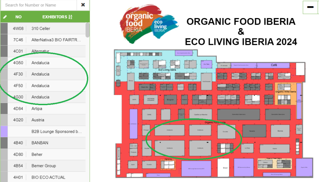 Plano General de la Feria Organic Food Iberia 2024