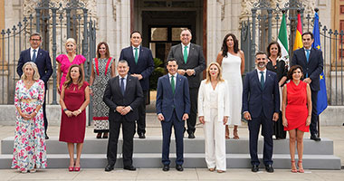 Foto de familia del nuevo gobierno andaluz