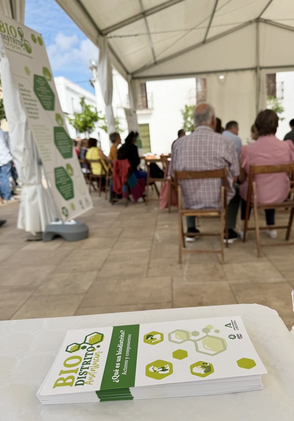 Cata de productos ecológicos en Higuera de la Sierra. Biodistrito 