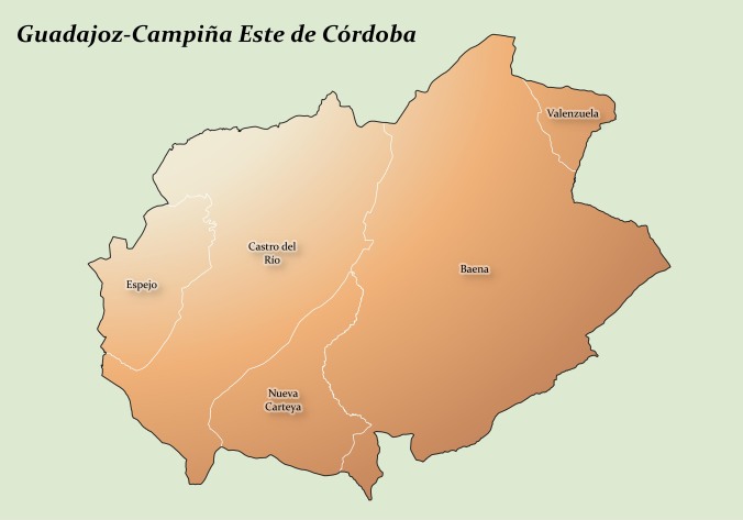 Mapa Guadajoz-Campiña Este de Córdoba baja res