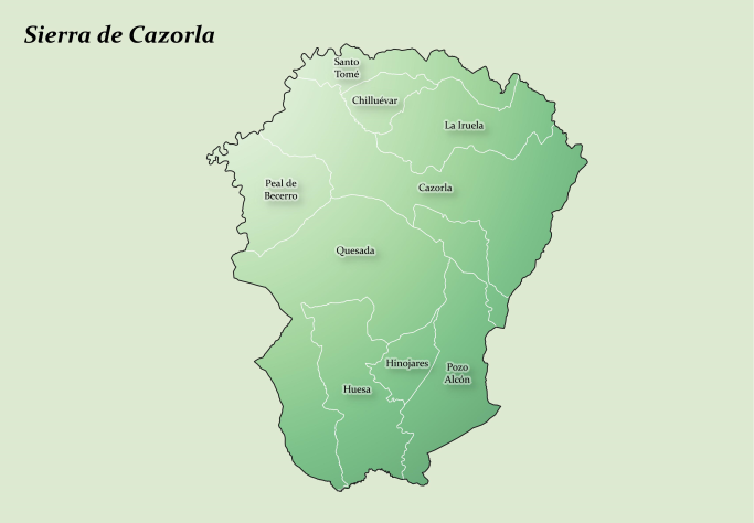 Mapa Sierra de Cazorla baja res