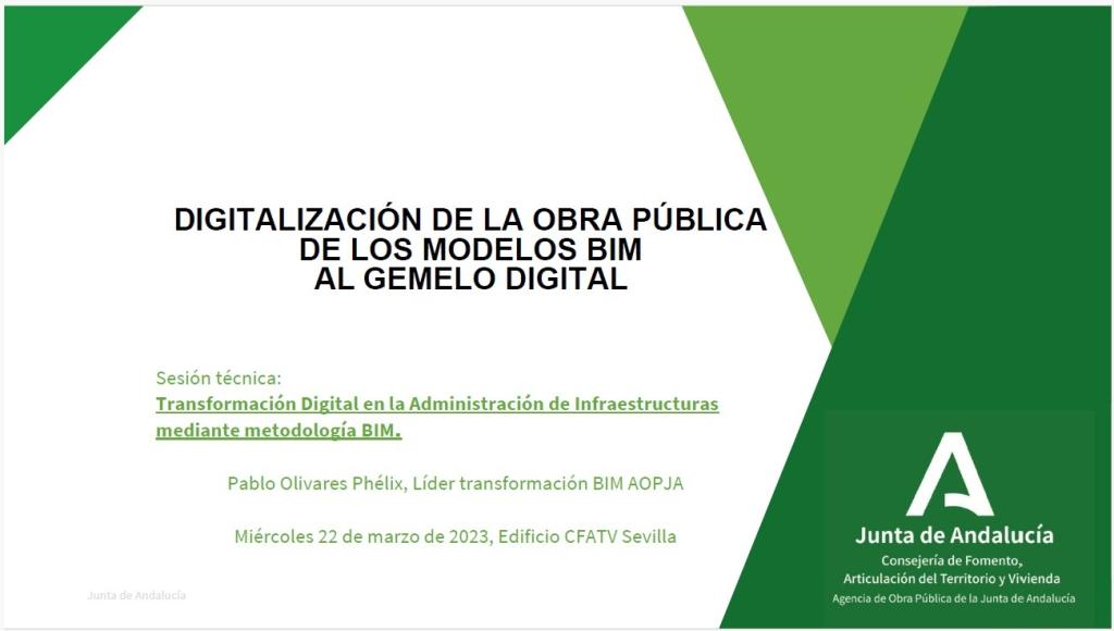 Presentación Digitalización de la Obra Pública.